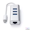 Kép 3/6 - Satechi ST-TC2N1USB31AS Aluminium Type-C ezüst HUB