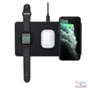 Kép 4/4 - Satechi ST-X3TWCPM Trio Apple Watch/Airpods/iPhone fekete töltőállomás