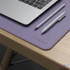 Kép 6/8 - Satechi ST-LDMPV Deskmate nagyméretű kétoldalas rózsaszín-lila bőr egérpad