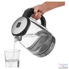 Kép 4/10 - Sencor SWK 2090BK 2L-es inox-fekete üveg vízforraló