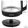 Kép 8/14 - Sencor SWK 7301BK 1,7l üveg fekete vízforraló