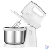 Kép 1/9 - Sencor SHM 6206SS fehér-ezüst tálas kézi mixer