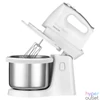 Kép 1/9 - Sencor SHM 6206SS fehér-ezüst tálas kézi mixer