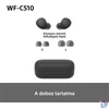 Kép 16/17 - Sony WFC510B.CE7 True Wireless Bluetooth fekete fülhallgató