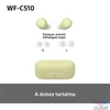 Kép 16/17 - Sony WFC510Y.CE7 True Wireless Bluetooth sárga fülhallgató