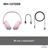 Kép 11/11 - Sony WHCH720NP Bluetooth zajszűrős rózsaszín fejhallgató
