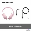 Kép 11/11 - Sony WHCH720NP Bluetooth zajszűrős rózsaszín fejhallgató