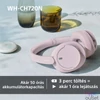 Kép 8/11 - Sony WHCH720NP Bluetooth zajszűrős rózsaszín fejhallgató