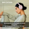 Kép 9/11 - Sony WHCH720NP Bluetooth zajszűrős rózsaszín fejhallgató