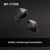 Kép 11/13 - Sony WFC710 True Wireless Bluetooth zajszűrős fekete fülhallgató