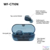 Kép 12/13 - Sony WFC710 True Wireless Bluetooth zajszűrős üvegkék fülhallgató