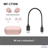 Kép 15/15 - Sony WFC710 True Wireless Bluetooth zajszűrős rózsaszín fülhallgató