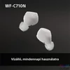 Kép 12/14 - Sony WFC710 True Wireless Bluetooth zajszűrős fehér fülhallgató