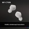 Kép 12/14 - Sony WFC710 True Wireless Bluetooth zajszűrős fehér fülhallgató