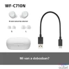 Kép 14/14 - Sony WFC710 True Wireless Bluetooth zajszűrős fehér fülhallgató