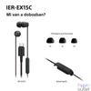 Kép 9/9 - Sony IEREX15CB.CE7 USB Type-C vezetékes mikrofonos fekete fülhallgató