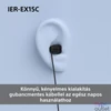 Kép 4/9 - Sony IEREX15CL.CE7 USB Type-C vezetékes mikrofonos kék fülhallgató