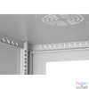 Kép 1/3 - Stalflex RC19-12U-600GG 19" 12U 600 mm mély lapraszerelt szürke üvegajtós fali rack szekrény
