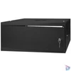 Kép 4/10 - Stalflex RC19-4U-350MB 19" 4U 350 mm mély lapraszerelt fekete fém ajtós fali rack szekrény