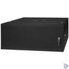 Kép 5/10 - Stalflex RC19-4U-350MB 19" 4U 350 mm mély lapraszerelt fekete fém ajtós fali rack szekrény