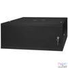 Kép 5/10 - Stalflex RC19-4U-350MB 19" 4U 350 mm mély lapraszerelt fekete fém ajtós fali rack szekrény
