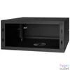 Kép 6/10 - Stalflex RC19-4U-350MB 19" 4U 350 mm mély lapraszerelt fekete fém ajtós fali rack szekrény