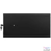 Kép 9/10 - Stalflex RC19-4U-350MB 19" 4U 350 mm mély lapraszerelt fekete fém ajtós fali rack szekrény