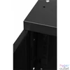 Kép 11/11 - Stalflex RC19-4U-450MB 19" 4U 450 mm mély lapraszerelt fekete fém ajtós fali rack szekrény