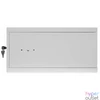 Kép 5/7 - Stalflex RC19-4U-450MG 19" 4U 450 mm mély lapraszerelt szürke fém ajtós fali rack szekrény