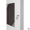 Kép 6/8 - Stalflex RC19-12U-450GG 19" 12U 450 mm mély lapraszerelt szürke üveg ajtós fali rack szekrény