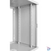 Kép 8/8 - Stalflex RC19-12U-450GG 19" 12U 450 mm mély lapraszerelt szürke üveg ajtós fali rack szekrény