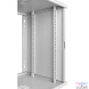 Kép 8/8 - Stalflex RC19-12U-450GG 19" 12U 450 mm mély lapraszerelt szürke üveg ajtós fali rack szekrény