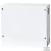 Kép 2/8 - Stalflex CR19-3U-180-W 19" 3U 180mm mély fehér fém ajtós fali rack szekrény