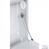 Kép 7/8 - Stalflex CR19-3U-180-W 19" 3U 180mm mély fehér fém ajtós fali rack szekrény