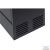 Kép 6/9 - Stalflex CR19-2U-130-B 19" 2U 130mm mély fekete fém ajtós fali rack szekrény