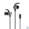 Kép 1/2 - Stansson HE-105-BL USB Type-C fekete mikrofonos fülhallgató
