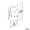 Kép 6/8 - Stell SHO 4510 23"-42" VESA 200x200 dönthető fali konzol