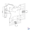 Kép 4/7 - Stell SHO 4520 23"-42" VESA 200x200 kihúzható fali konzol