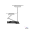 Kép 3/8 - Stell SHO 7520 23"-42" VESA 200x200 dönthető fali konzol
