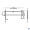 Kép 4/6 - Stell SHO 7210 43"-90" fix fekete fali konzol