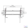 Kép 5/7 - Stell SHO 7410 43"-90" dönthető fekete fali konzol