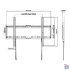 Kép 6/8 - Stell SHO 5210 37"-80" fix fekete fali konzol