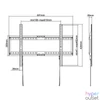 Kép 6/8 - Stell SHO 5210 37"-80" fix fekete fali konzol