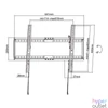 Kép 6/8 - Stell SHO 5410 37"-80" dönthető fekete fali konzol