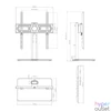 Kép 6/7 - Stell SHO 4800 32"-55" asztali TV állvány