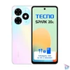 Kép 1/11 - Tecno Spark 20C 6,56" LTE 4/128GB DualSIM Mystery White okostelefon