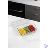 Kép 1/2 - TOO KT-84 üveg 1520 ml-es hőálló téglalap alakú ételtároló csatolható műanyag tetővel