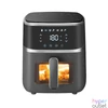 Kép 1/2 - TOO AF-150B-1400 W fekete 5 L forrólevegős sütő (air fryer/airfryer) digitális vezérléssel, betekintő ablakkal