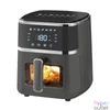 Kép 2/2 - TOO AF-150B-1400 W fekete 5 L forrólevegős sütő (air fryer/airfryer) digitális vezérléssel, betekintő ablakkal