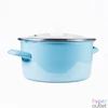 Kép 2/5 - TOO LINE BLUE 2,9 literes, 20cm átmérő, 10cm magasságú lábas (fazék) üveg fedővel
